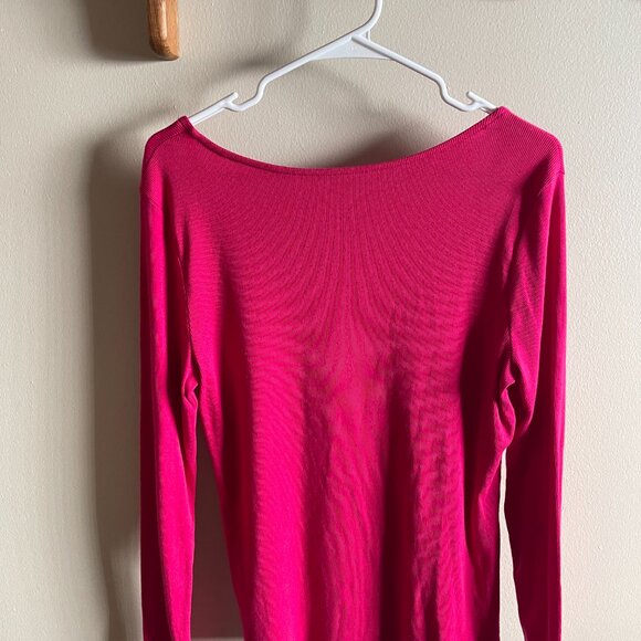 Pink Ribbed Long Sleeve - Picture 3 of 3
